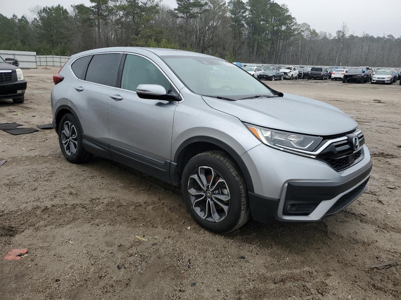 2020 Honda CR-V VIN 5J6RW2H57LA001656 Copart auction photo, side damage thumbnail 4