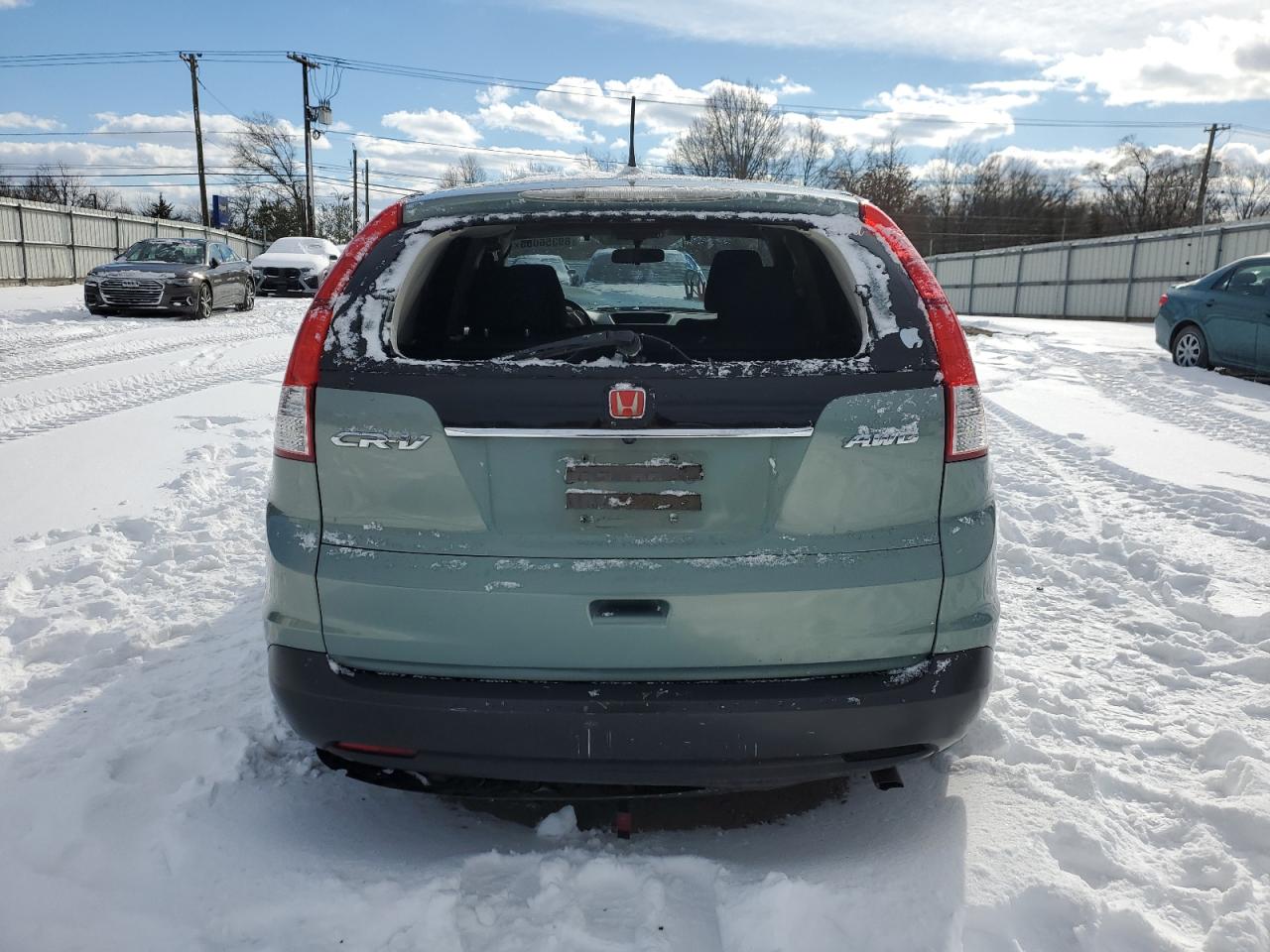 2012 Honda CR-V VIN 2HKRM4H56CH606042 Copart auction photo, front end damage thumbnail 6