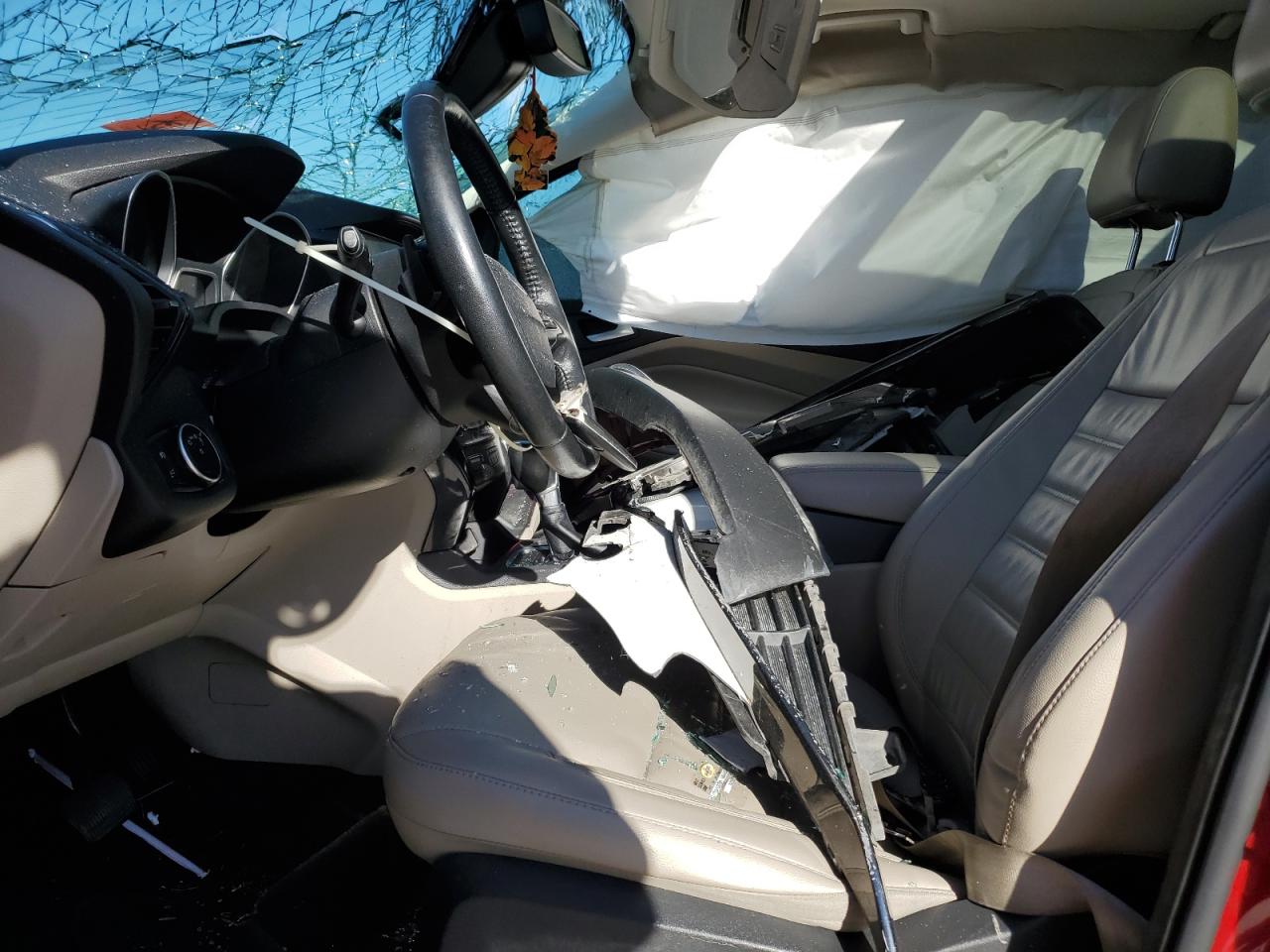 2017 Ford Escape VIN 1FMCU0J98HUA49493 Copart auction photo, rollover damage thumbnail 7