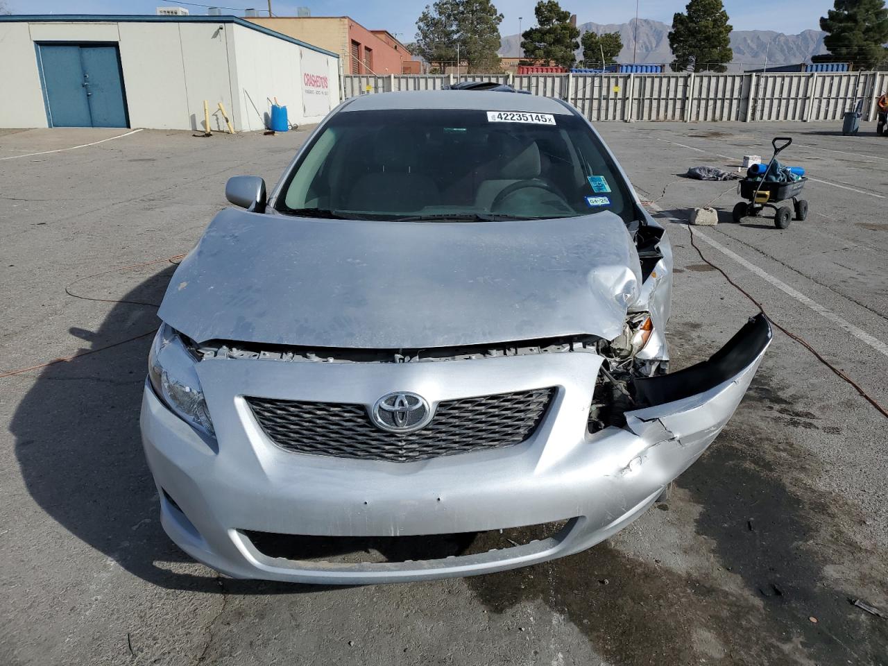 2009 Toyota Corolla VIN 1NXBU40EX9Z129347 Copart auction photo, front end damage thumbnail 5