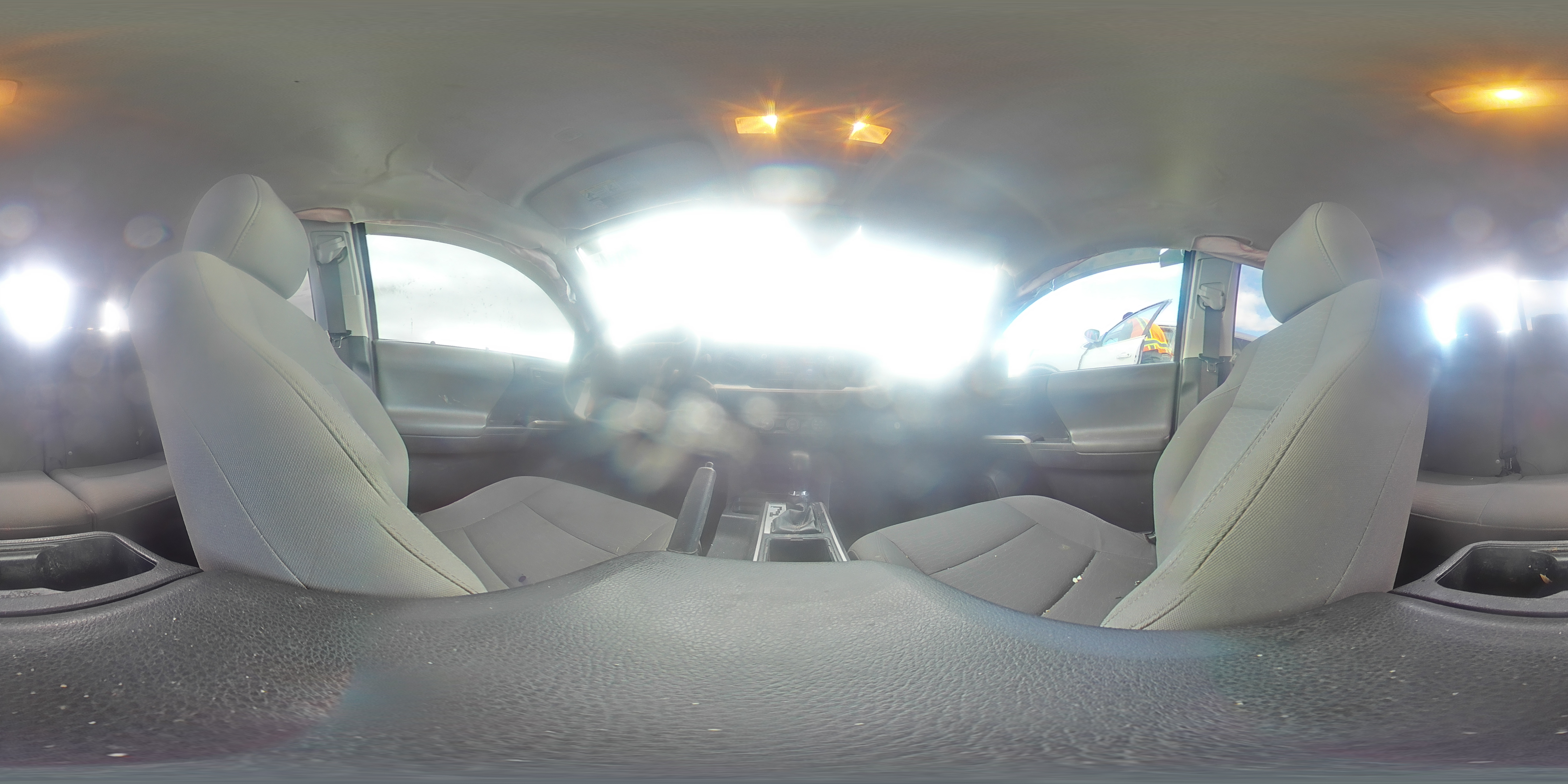 2019 Toyota Tacoma VIN 5TFAX5GN2KX142522 Copart auction photo, all over / undercarriage damage thumbnail 13