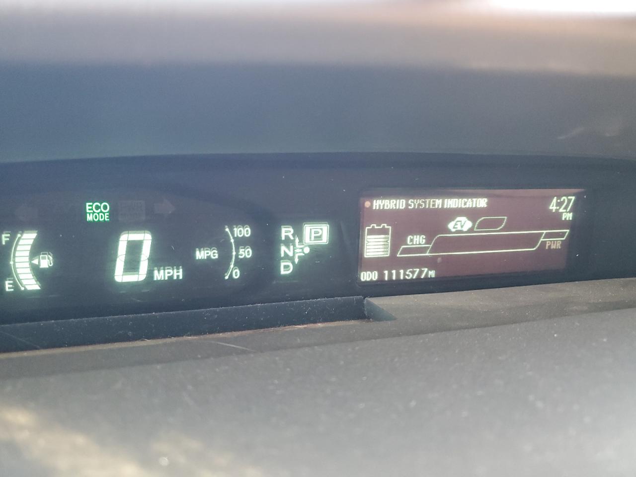 2013 Toyota Prius VIN JTDKN3DU7D1687390 Copart auction photo, front end / side damage thumbnail 9