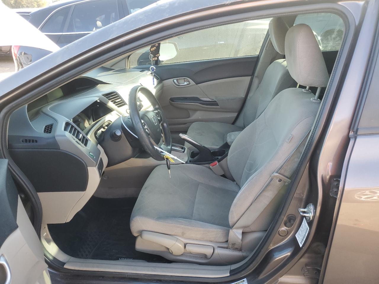 2012 Honda Civic VIN 2HGFB2F55CH609072 Copart auction photo, all over damage thumbnail 7