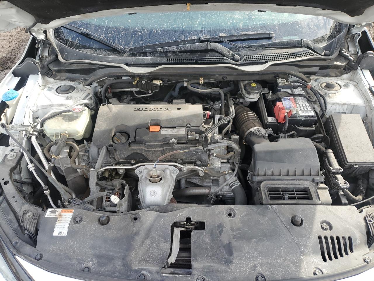 2019 Honda Civic VIN 19XFC2F65KE041100 Copart auction photo, rear end damage thumbnail 11