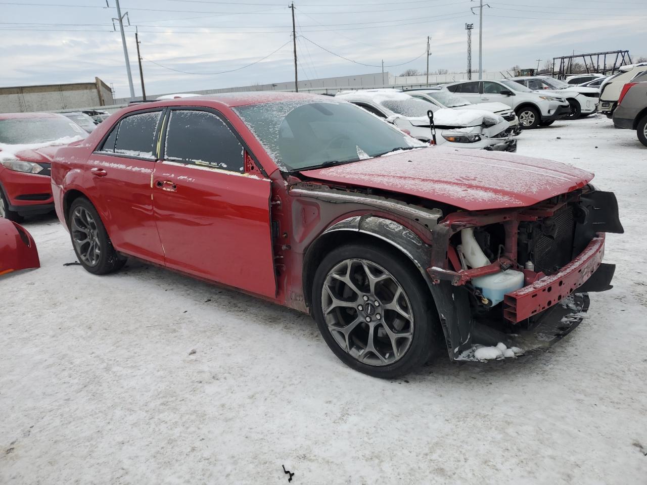 2015 Chrysler 300 VIN 2C3CCABT7FH739456 Copart auction photo, front end damage thumbnail 4