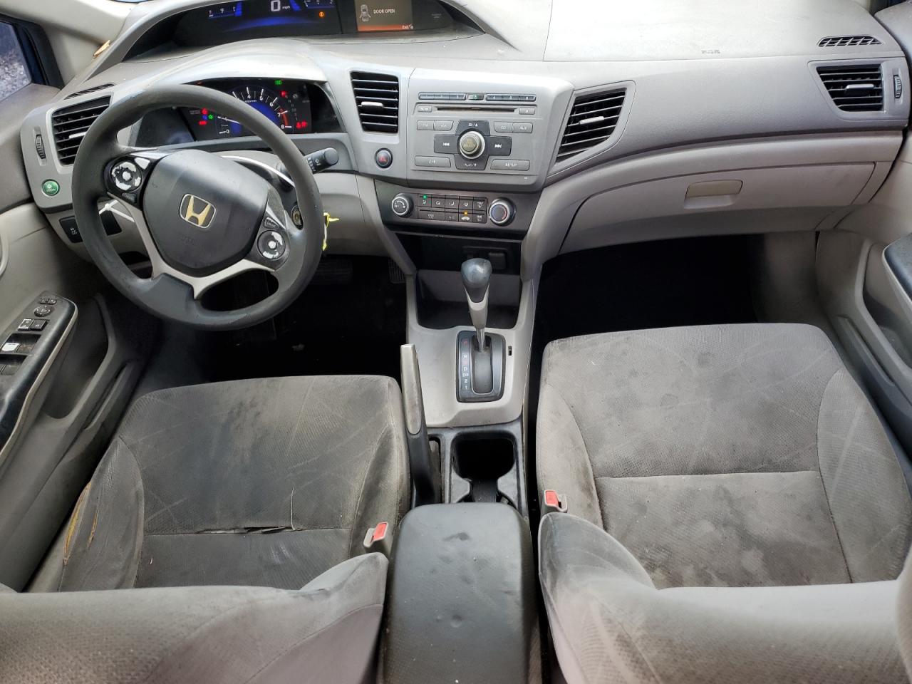 2012 Honda Civic VIN 2HGFB2F53CH543153 Copart auction photo, all over damage thumbnail 8