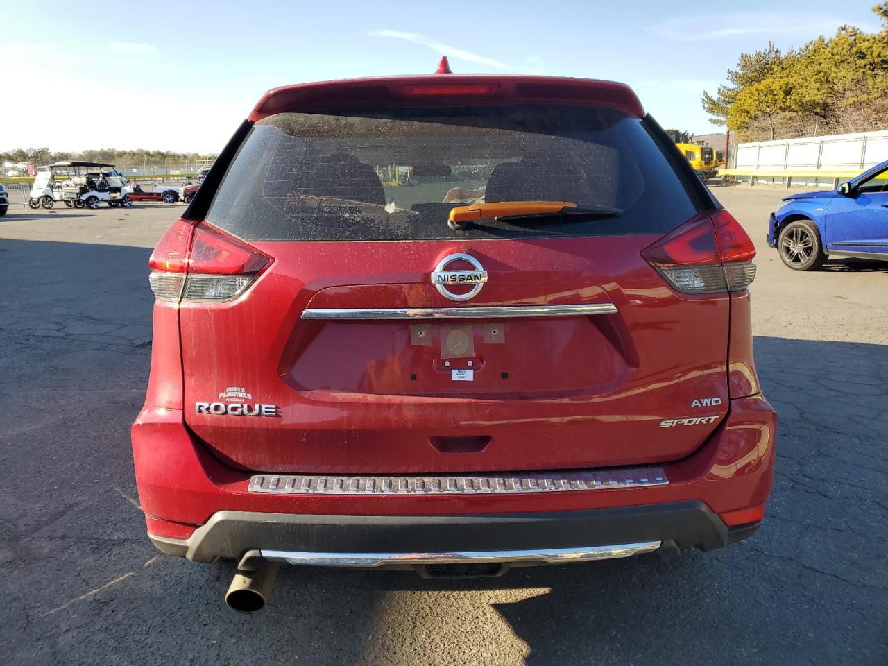 2017 Nissan Rogue VIN JN8AT2MV7HW257036 Copart auction photo, front end / side damage thumbnail 6