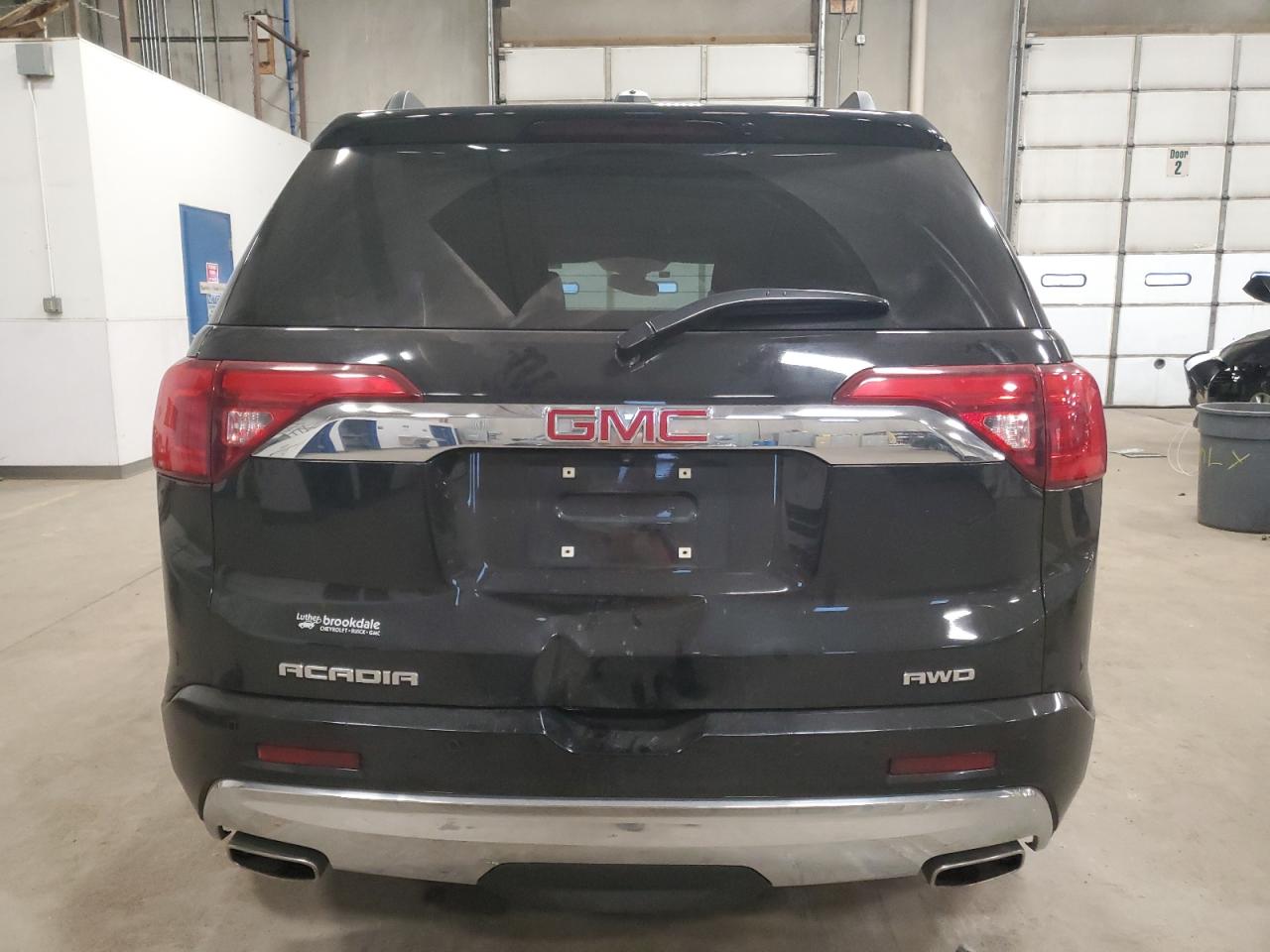 2017 GMC Acadia VIN 1GKKNXLS9HZ318386 Copart auction photo, front end / rear end damage thumbnail 6
