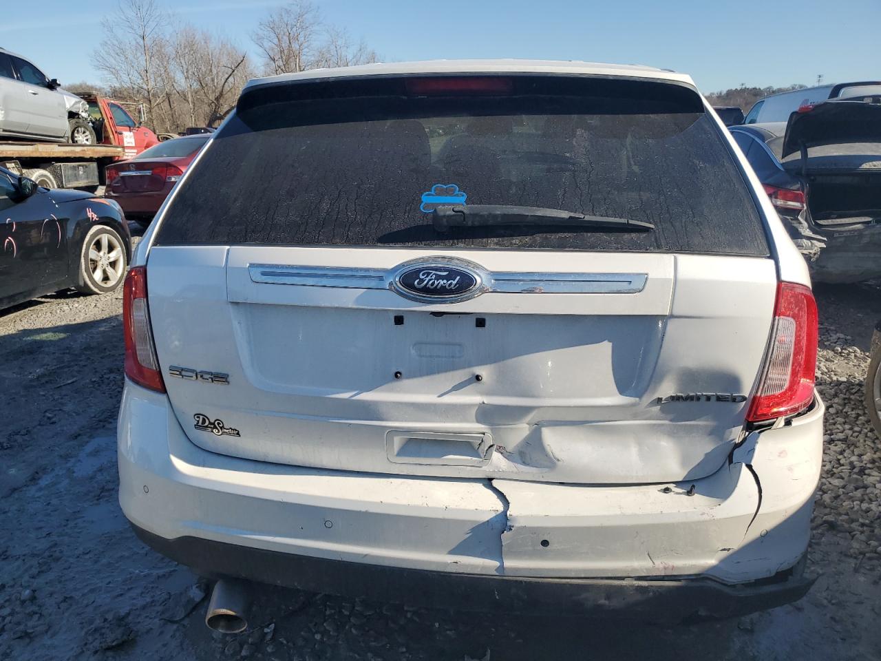 2013 Ford Edge VIN 2FMDK3KC0DBB01642 Copart auction photo, rear end damage thumbnail 6