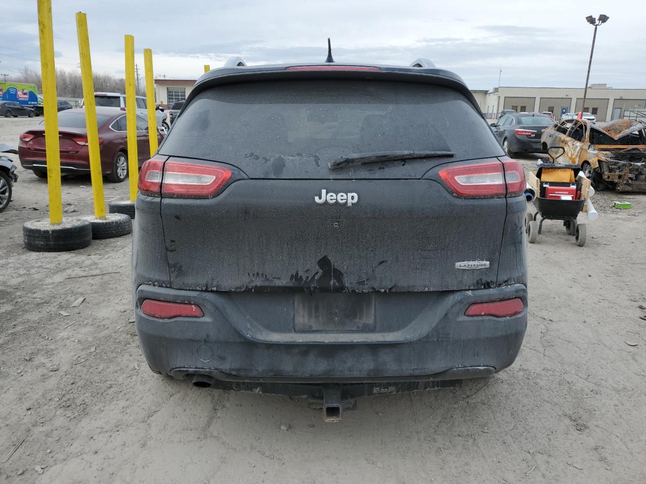 2015 Jeep Grand Cherokee VIN 1C4PJLCB5FW770887 Copart auction photo, front end / minor dent/scratches damage thumbnail 6