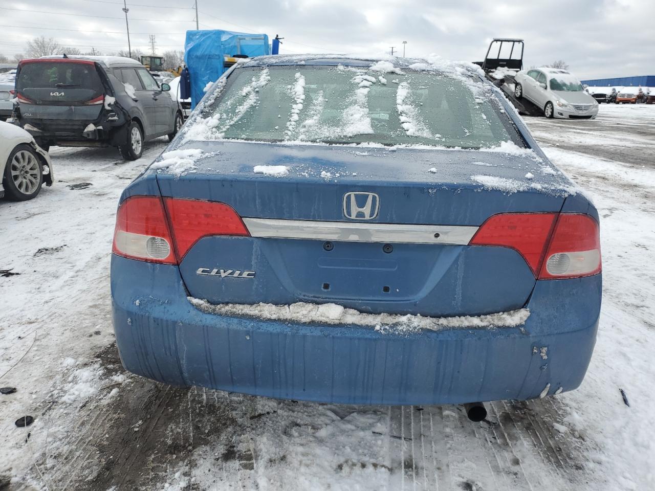 2011 Honda Civic VIN 19XFA1F54BE046909 Copart auction photo, front end damage thumbnail 6
