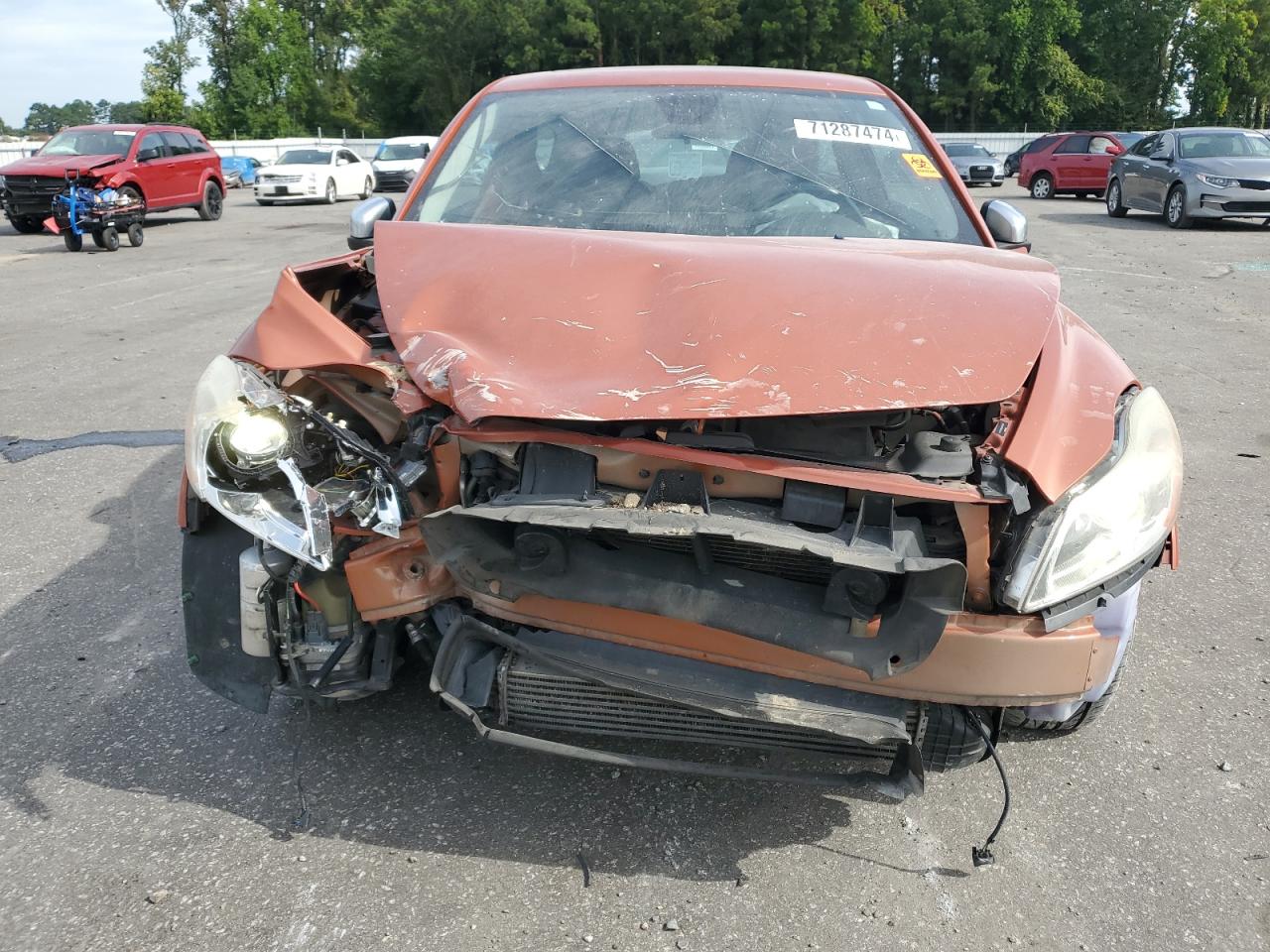 2011 Volvo C30 VIN YV1672MKXB2200317 Copart auction photo, front end / undercarriage damage thumbnail 5