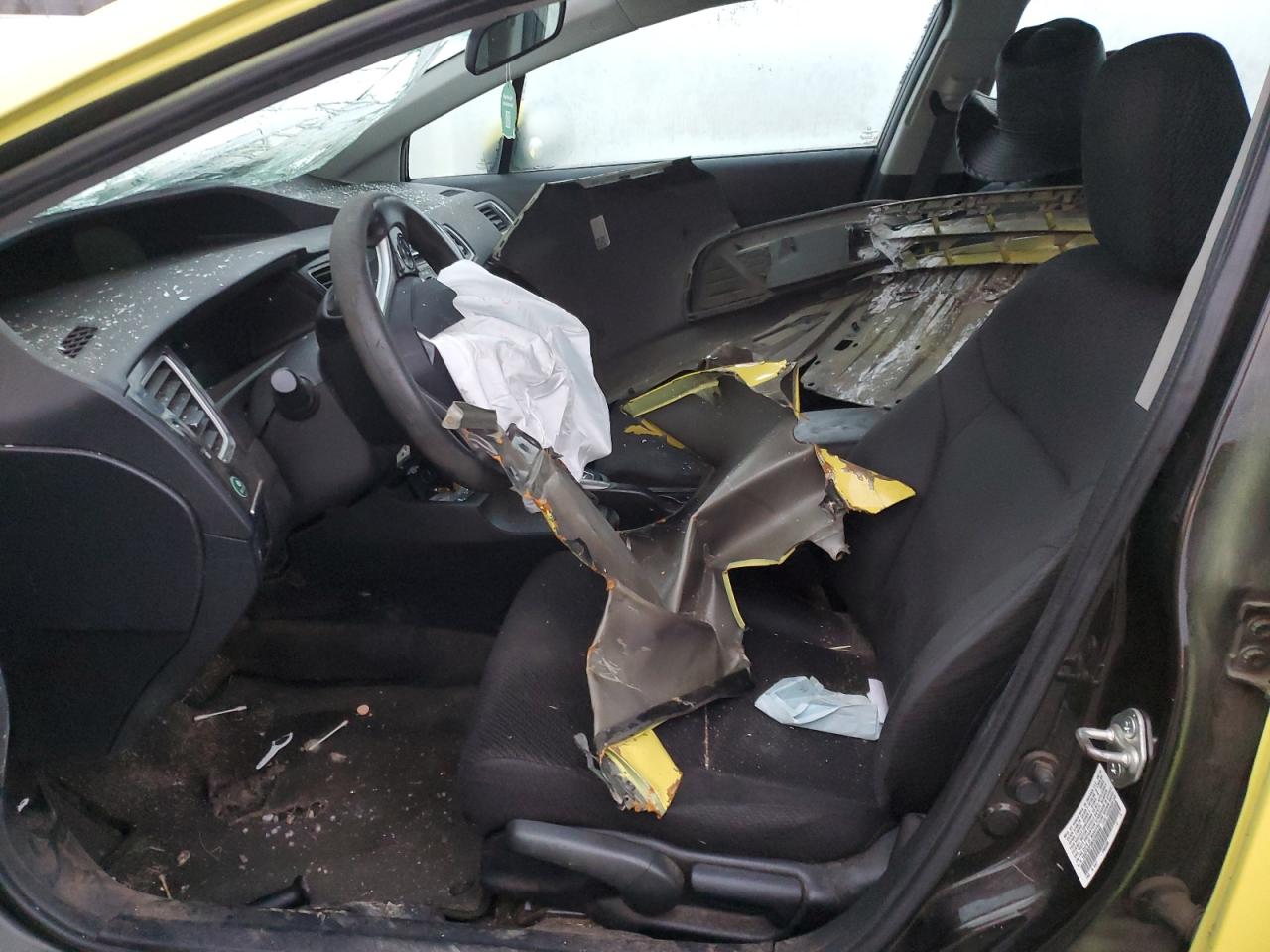 2013 Honda Civic VIN 19XFB2F58DE050659 Copart auction photo, front end damage thumbnail 7