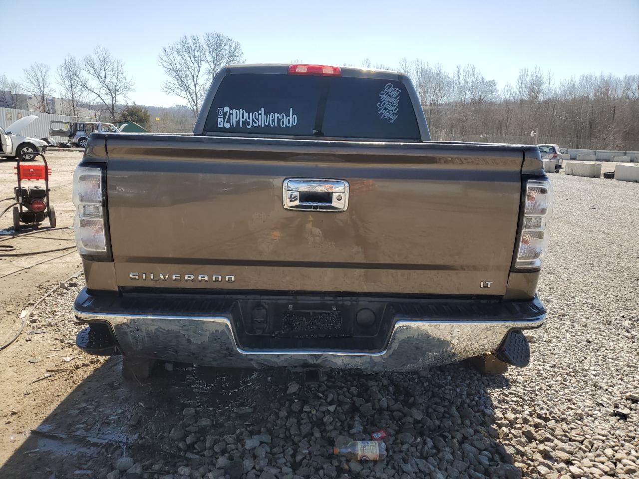2014 Chevrolet Silverado VIN 3GCPCREC0EG336246 Copart auction photo, rollover damage thumbnail 6