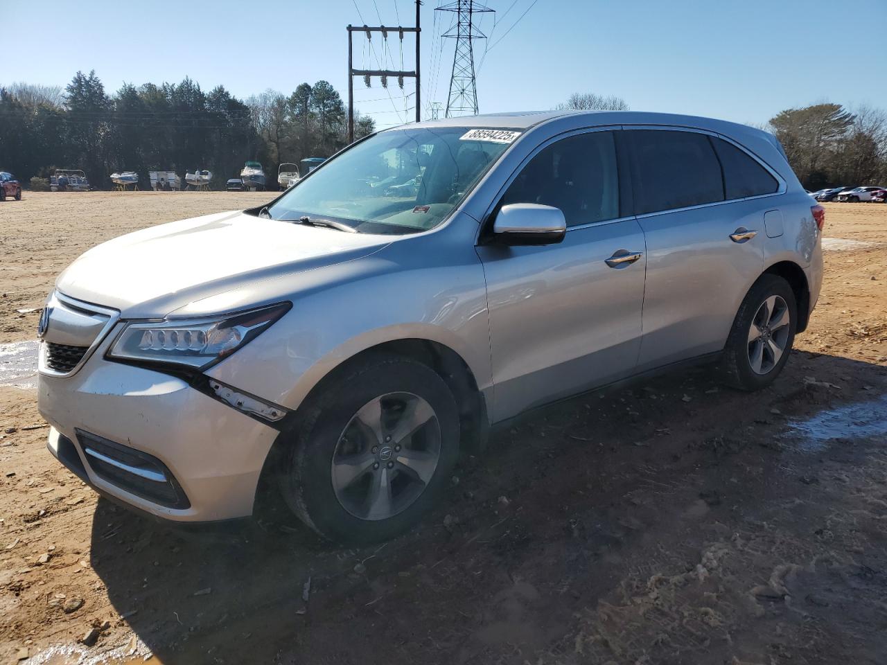 2015 Acura MDX VIN 5FRYD3H2XFB007206