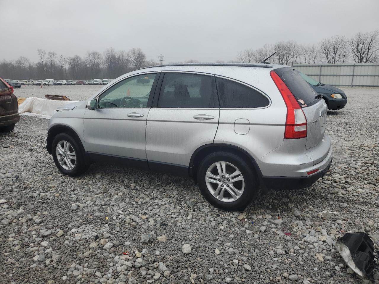 2011 Honda CR-V VIN JHLRE3H77BC001064 Copart auction photo, front end damage thumbnail 2