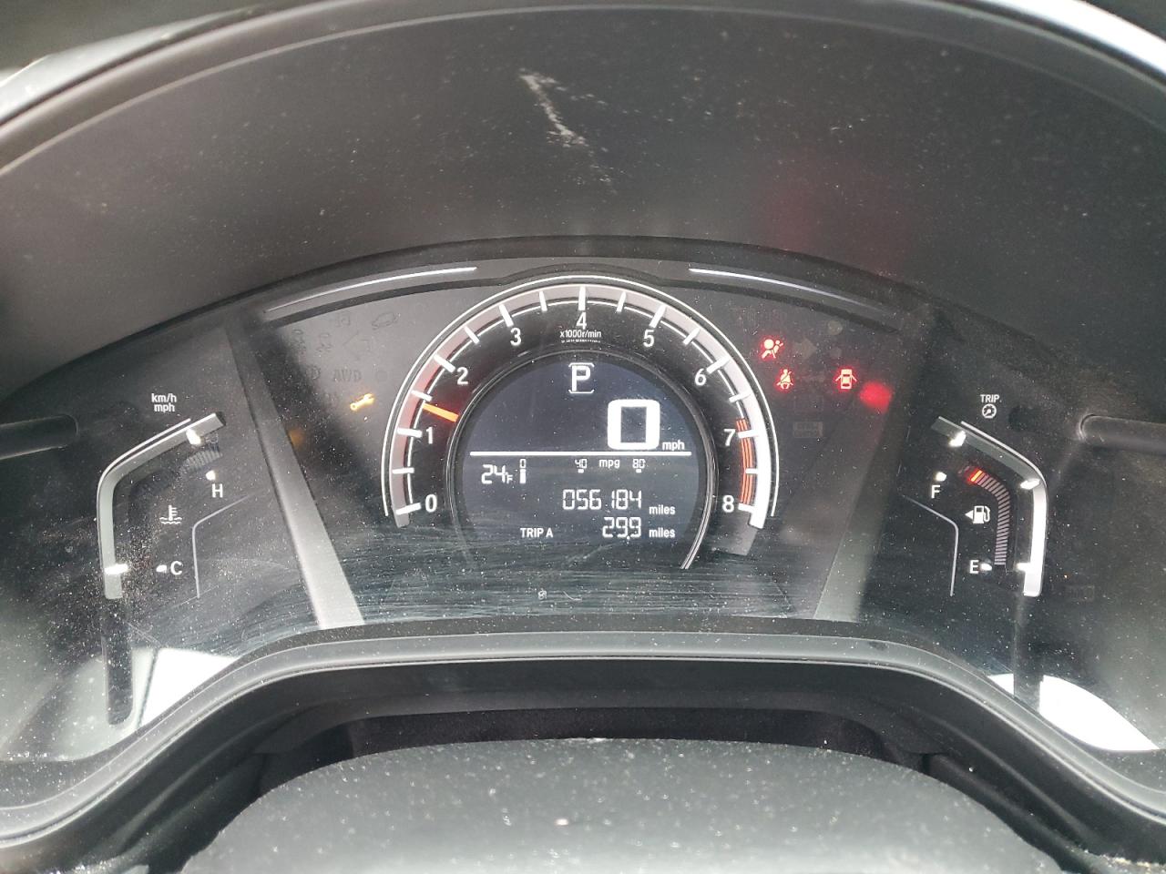 2018 Honda CR-V VIN 2HKRW5H37JH415760 Copart auction photo, side / rear end damage thumbnail 9