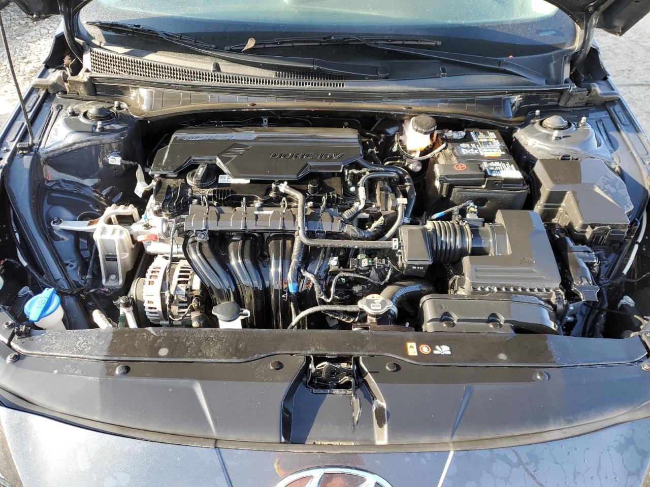 2021 Hyundai Elantra VIN 5NPLP4AG7MH022016 Copart auction photo, rear end damage thumbnail 11