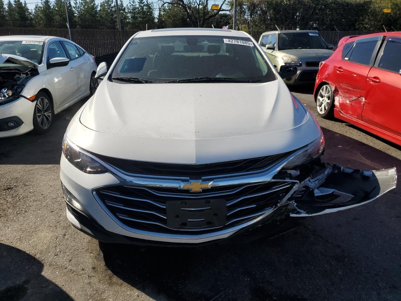 2020 Chevrolet Malibu VIN 1G1ZD5ST5LF015944 Copart auction photo, front end / rear end damage thumbnail 5
