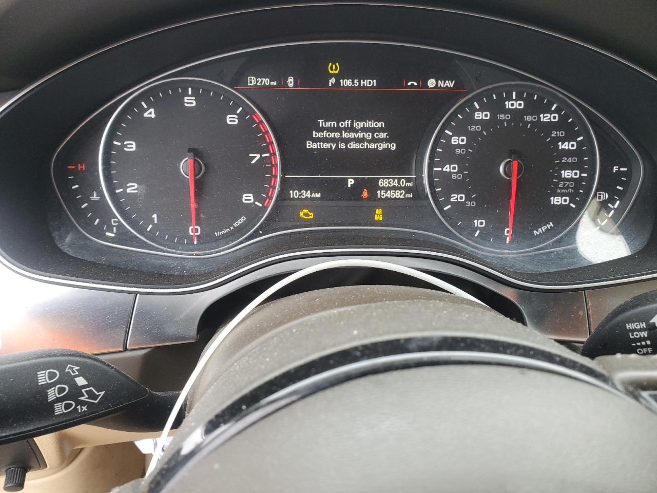 2015 Audi A6 VIN WAUDFAFC5FN028585 Copart auction photo, front end / minor dent/scratches damage thumbnail 9