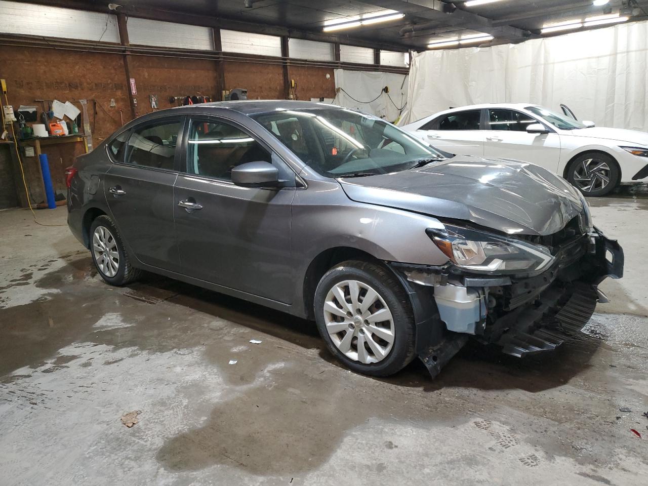 2017 Nissan Sentra VIN 3N1AB7AP4HY328898 Copart auction photo, front end / side damage thumbnail 4