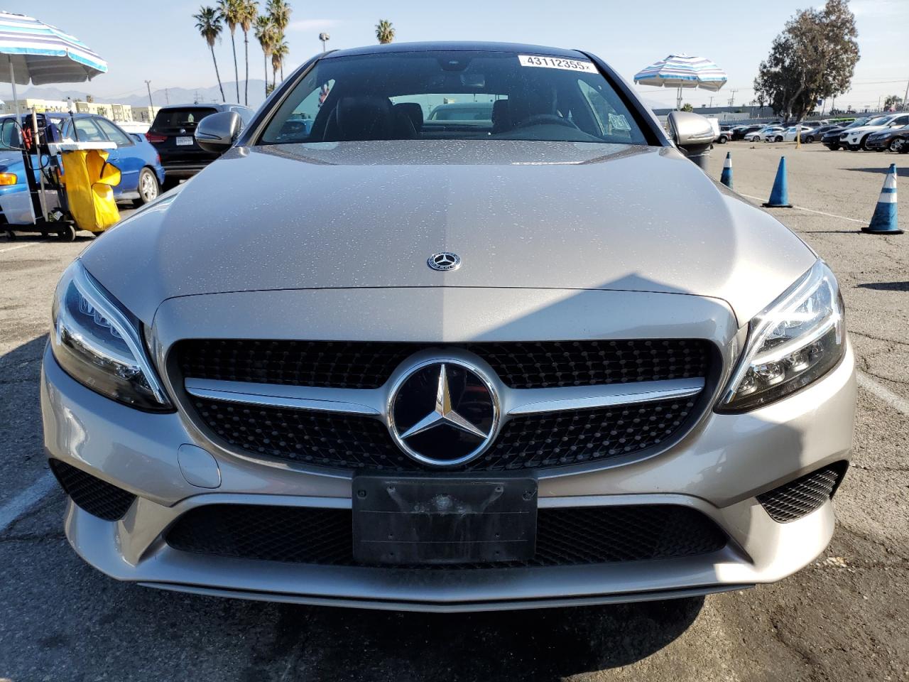 2019 Mercedes-Benz C-klasse VIN WDDWJ8DB1KF782056 Copart auction photo, burn damage thumbnail 5