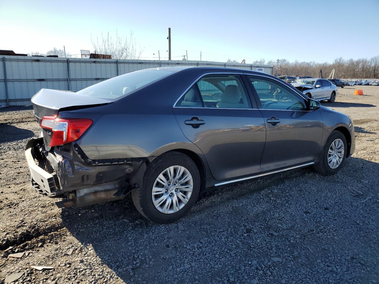 2013 Toyota Camry VIN 4T1BF1FK7DU236242 Copart auction photo, rear end damage thumbnail 3