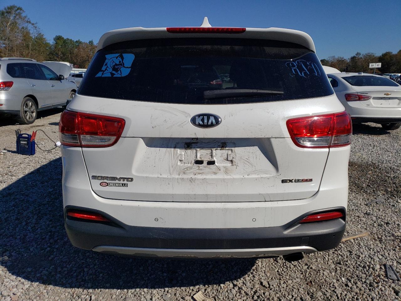 2016 KIA Sorento VIN 5XYPH4A13GG121955 Copart auction photo, front end damage thumbnail 6