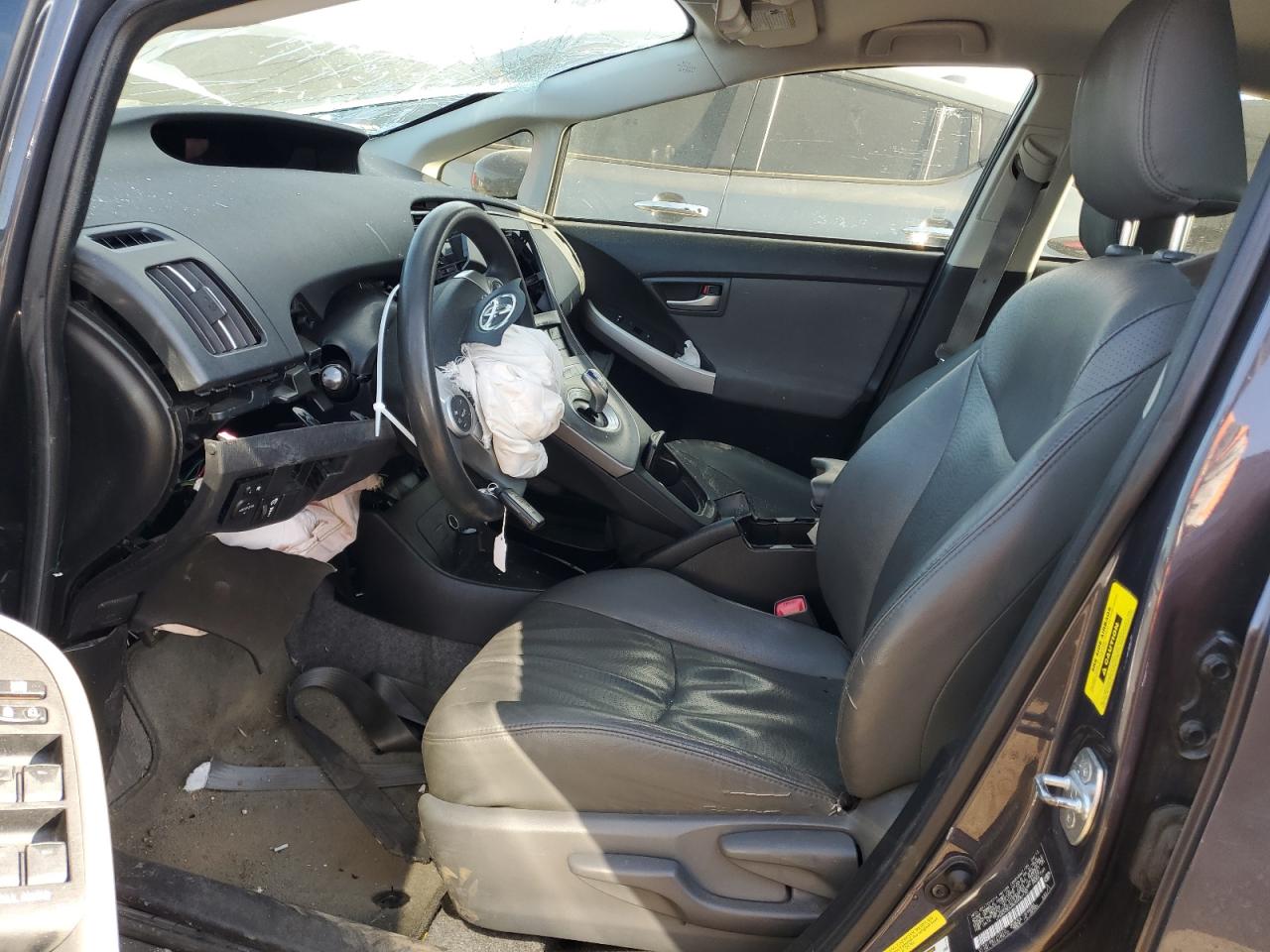 2012 Toyota Prius VIN JTDKN3DU8C5440130 Copart auction photo, front end / side damage thumbnail 7