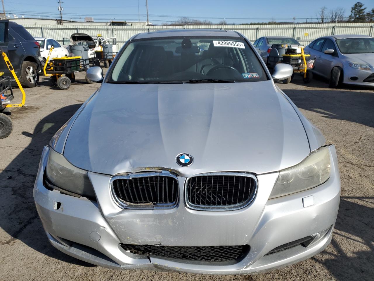 2011 BMW 3er VIN WBAPK5G53BNN81875 Copart auction photo, front end / side damage thumbnail 5