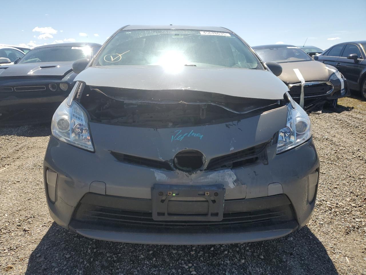 2012 Toyota Prius VIN JTDKN3DU3C1509216 Copart auction photo, front end damage thumbnail 5