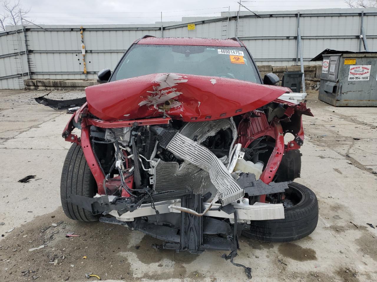 2023 Ford Explorer VIN 1FM5K8GC8PGA24719 Copart auction photo, front end damage thumbnail 5