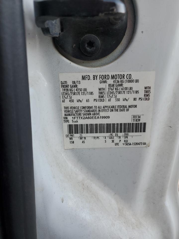 2014 Ford F250 VIN 1FT7X2A60EEA19909 Copart auction photo, undercarriage / side damage thumbnail 12