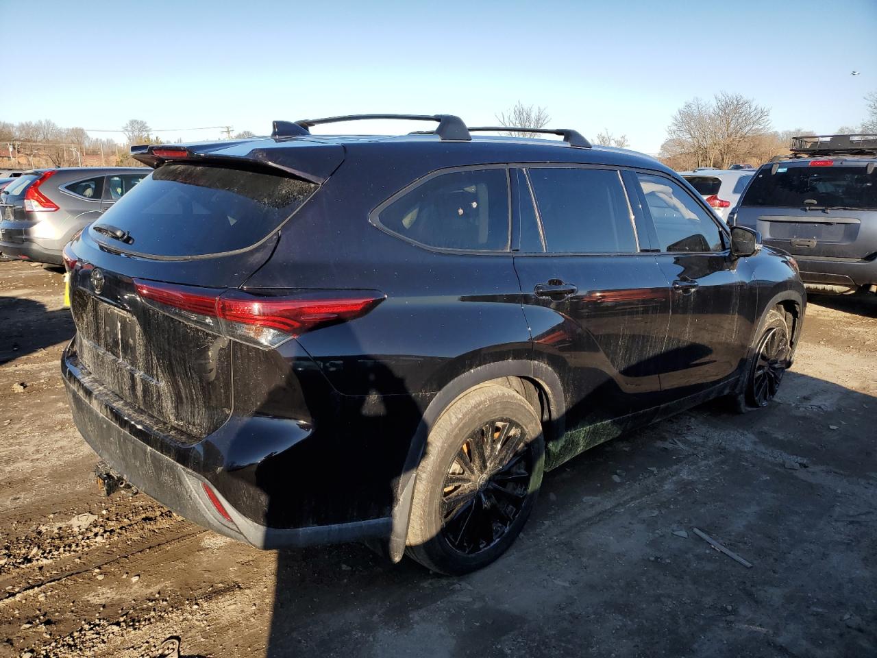 2021 Toyota Highlander VIN 5TDHZRBH1MS131487 Copart auction photo, minor dent/scratches damage thumbnail 3