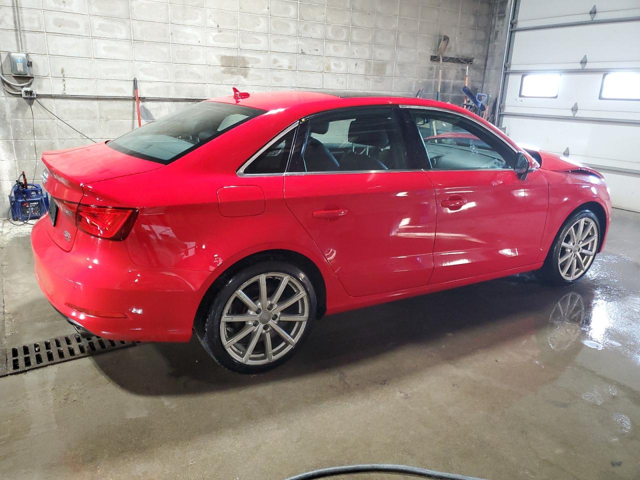 2015 Audi A3 VIN WAUEFGFF5F1033780 Copart auction photo, front end / rear end damage thumbnail 3