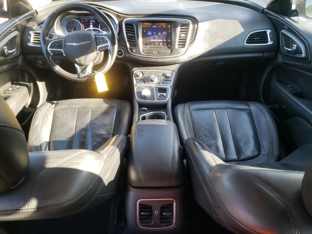 2015 Chrysler 200 VIN 1C3CCCCG6FN524154 Copart auction photo, front end / side damage thumbnail 8