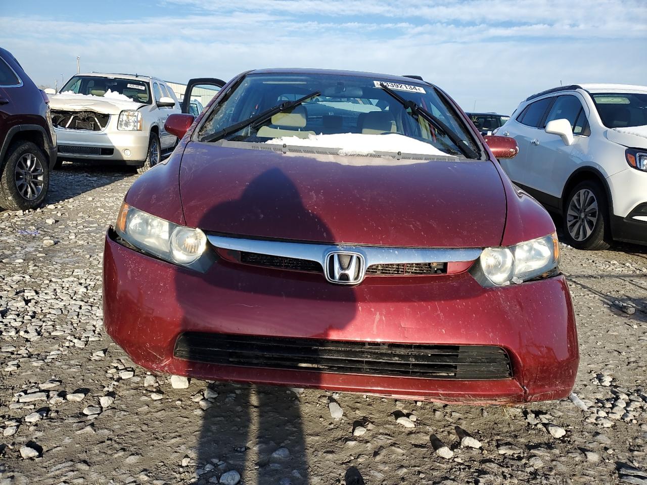 2007 Honda Civic VIN 1HGFA16567L035930 Copart auction photo, front end damage thumbnail 5