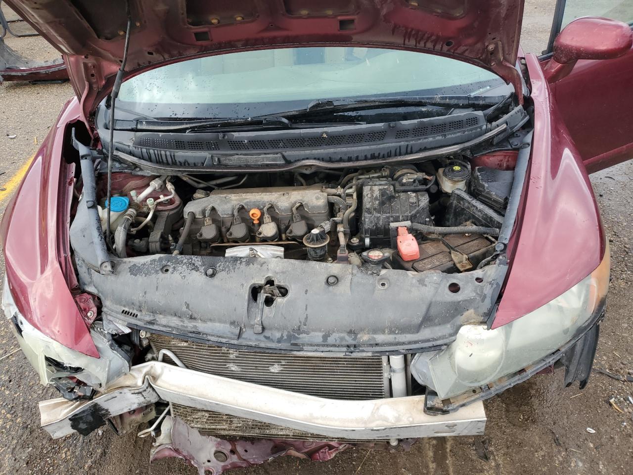 2008 Honda Civic VIN 1HGFA16558L092587 Copart auction photo, front end / minor dent/scratches damage thumbnail 12