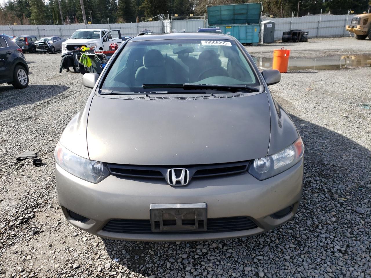 2006 Honda Civic VIN 2HGFG12676H539038 Copart auction photo, side / rear end damage thumbnail 5