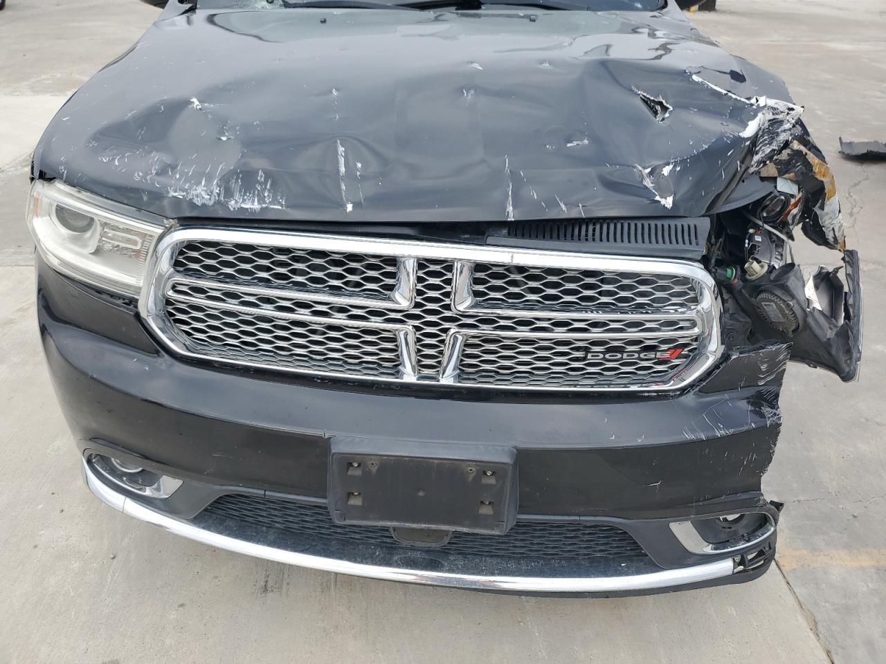 2015 Dodge Durango VIN 1C4RDHEG5FC784456 Copart auction photo, front end / minor dent/scratches damage thumbnail 12