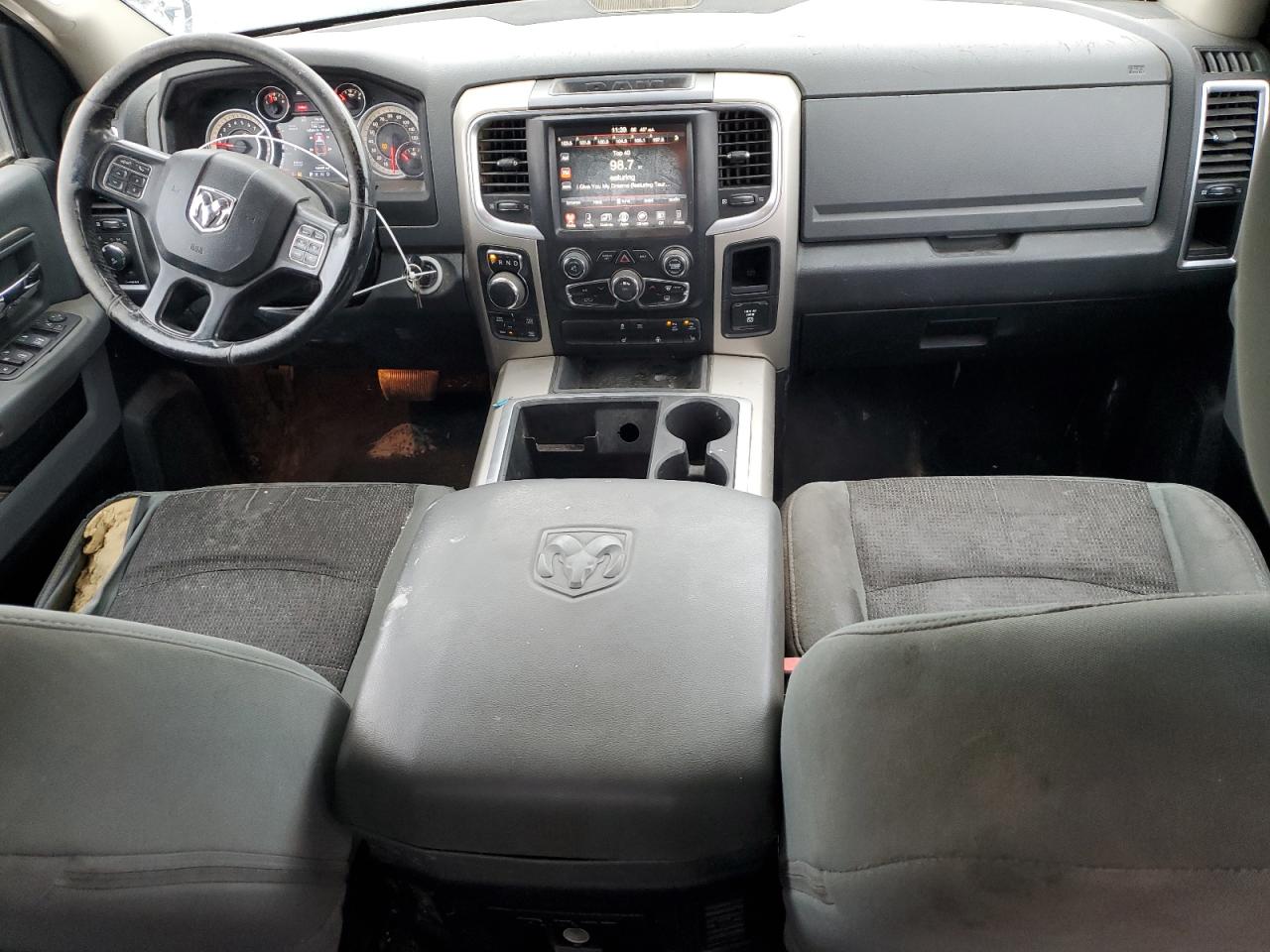 2014 RAM 1500 VIN 1C6RR7LT1ES436483 Copart auction photo, rear end damage thumbnail 8