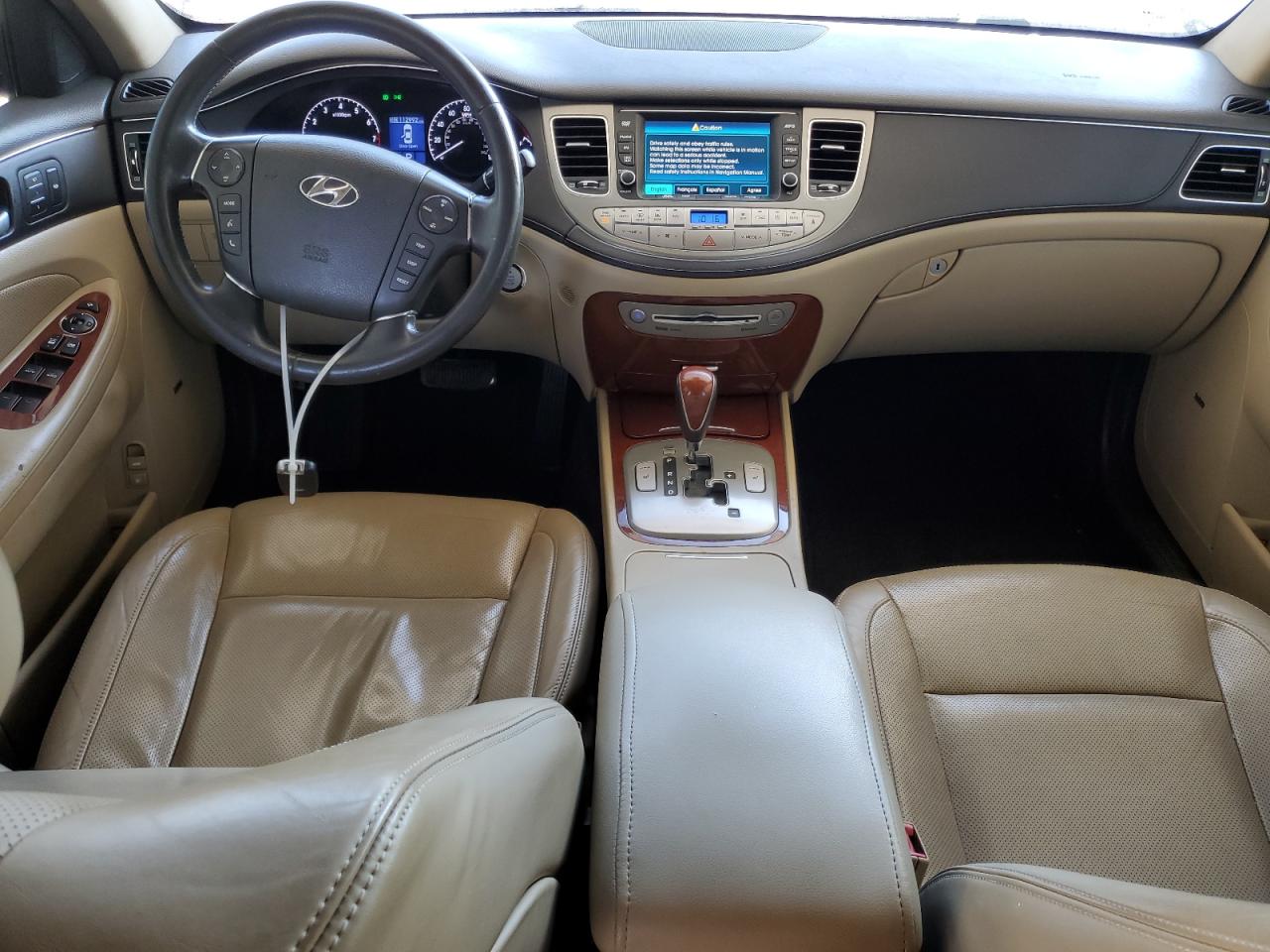 2013 Hyundai Genesis VIN KMHGC4DD4DU251611 Copart auction photo, top/roof damage thumbnail 8