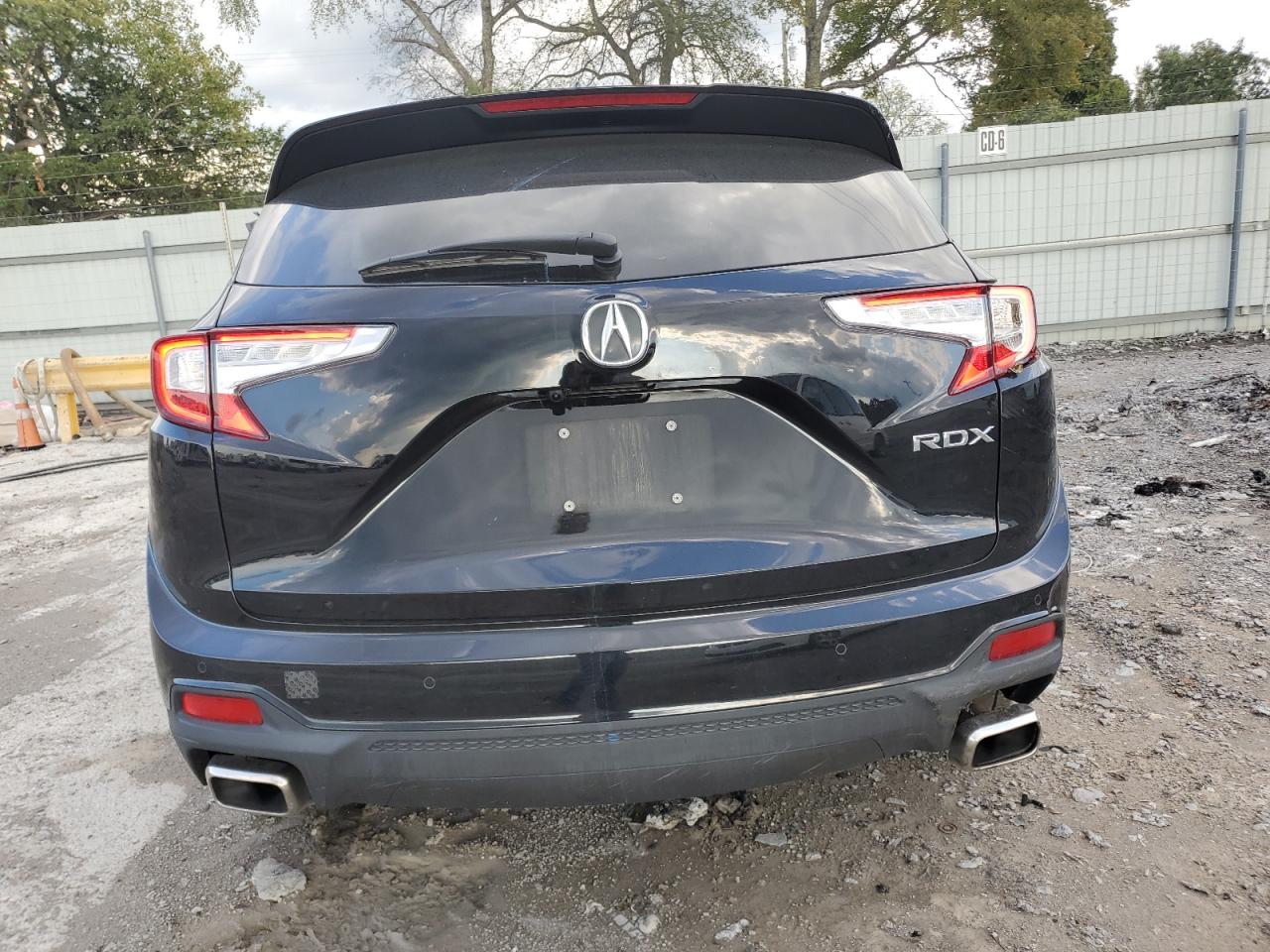2023 Acura RDX VIN 5J8TC1H51PL001940 Copart auction photo, front end / side damage thumbnail 6