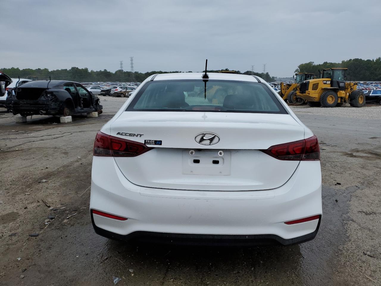 2021 Hyundai Accent VIN 3KPC24A6XME150485 Copart auction photo, front end / all over damage thumbnail 6