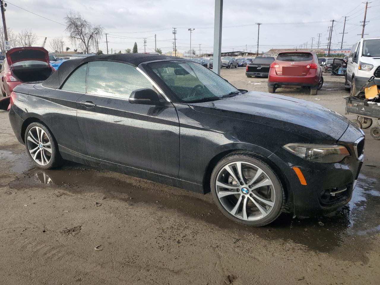 2016 BMW 2er VIN WBA1K9C57GV322574 Copart auction photo, rear end damage thumbnail 4