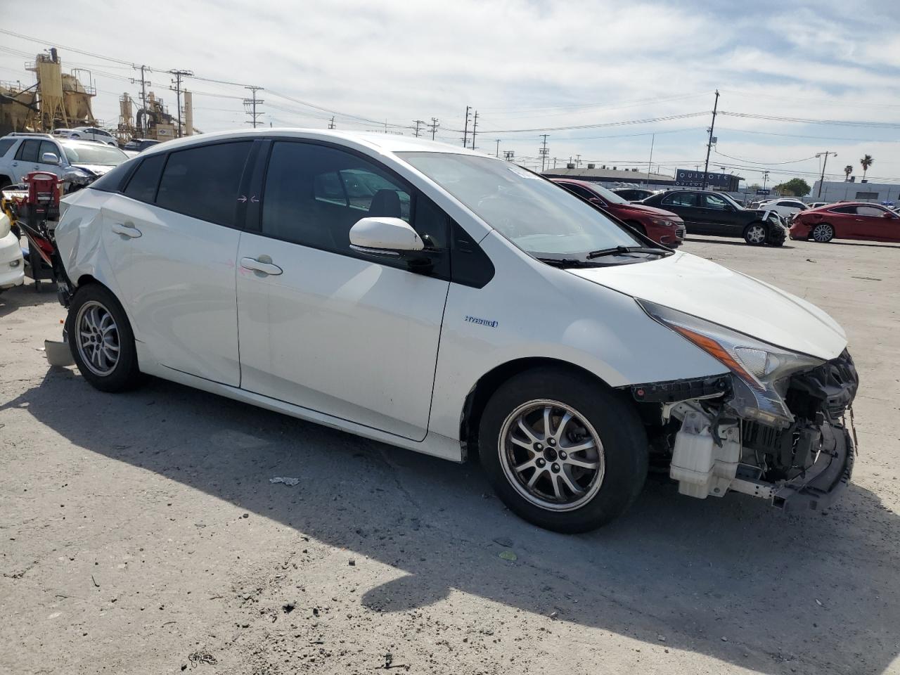 2017 Toyota Prius VIN JTDKARFU3H3033704 Copart auction photo, rear end / front end damage thumbnail 4