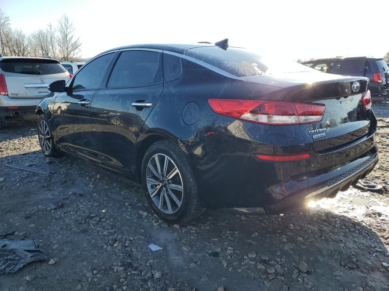 2019 KIA Optima VIN 5XXGT4L30KG370207 Copart auction photo, front end / undercarriage damage thumbnail 2