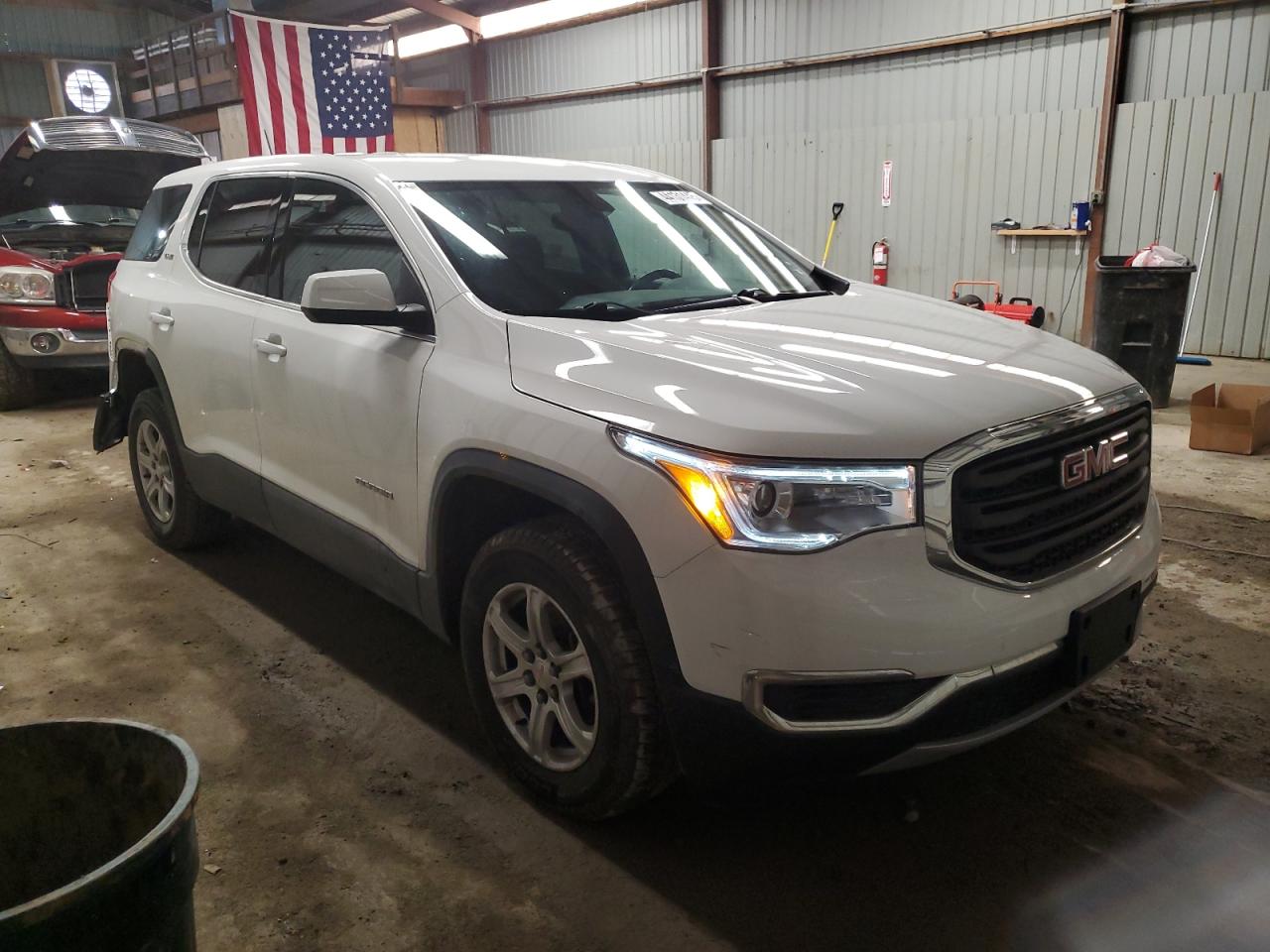 2017 GMC Acadia VIN 1GKKNRLA9HZ256037 Copart auction photo, rear end damage thumbnail 4