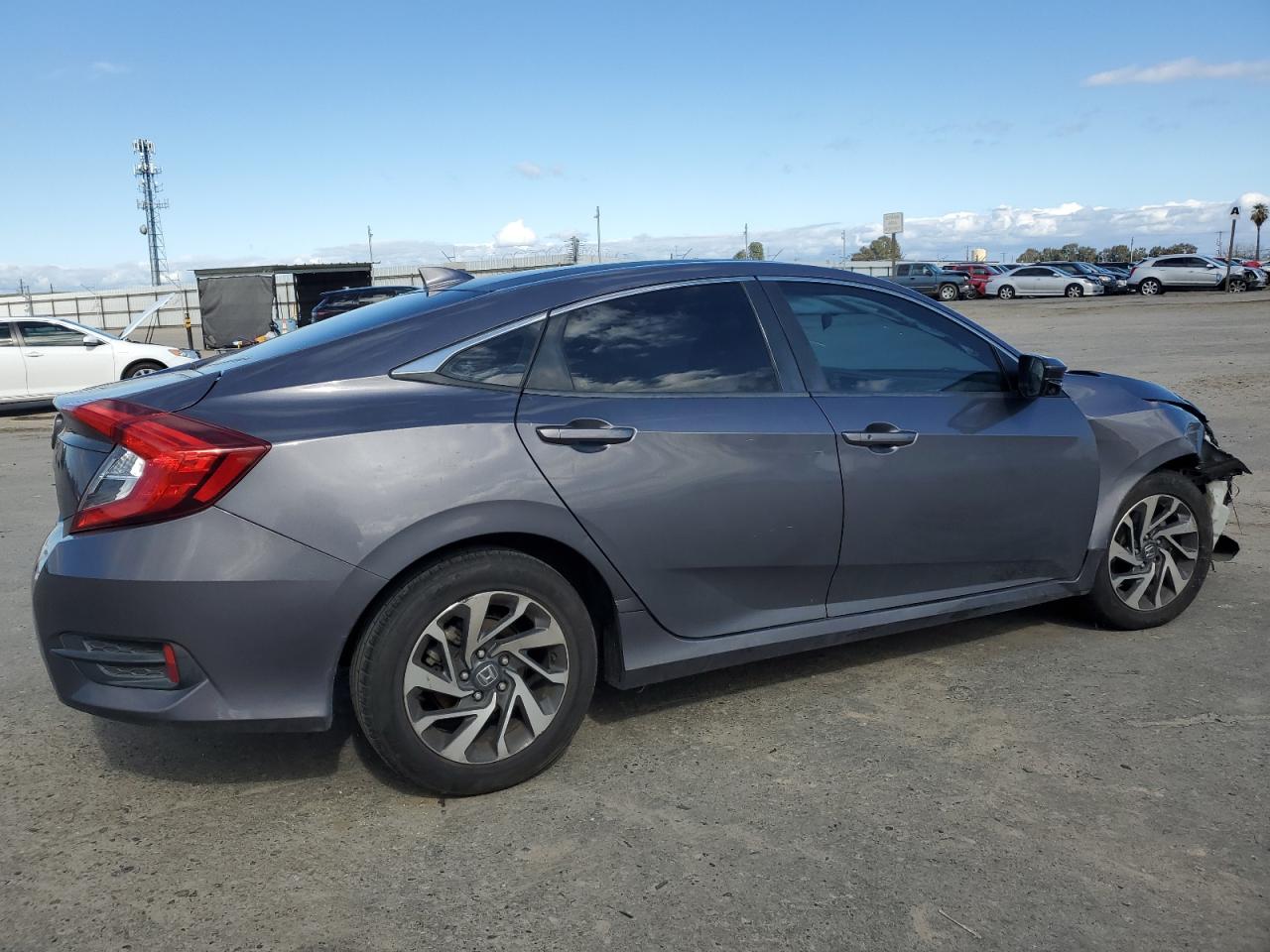 2018 Honda Civic VIN 2HGFC2F71JH519669 Copart auction photo, front end damage thumbnail 3