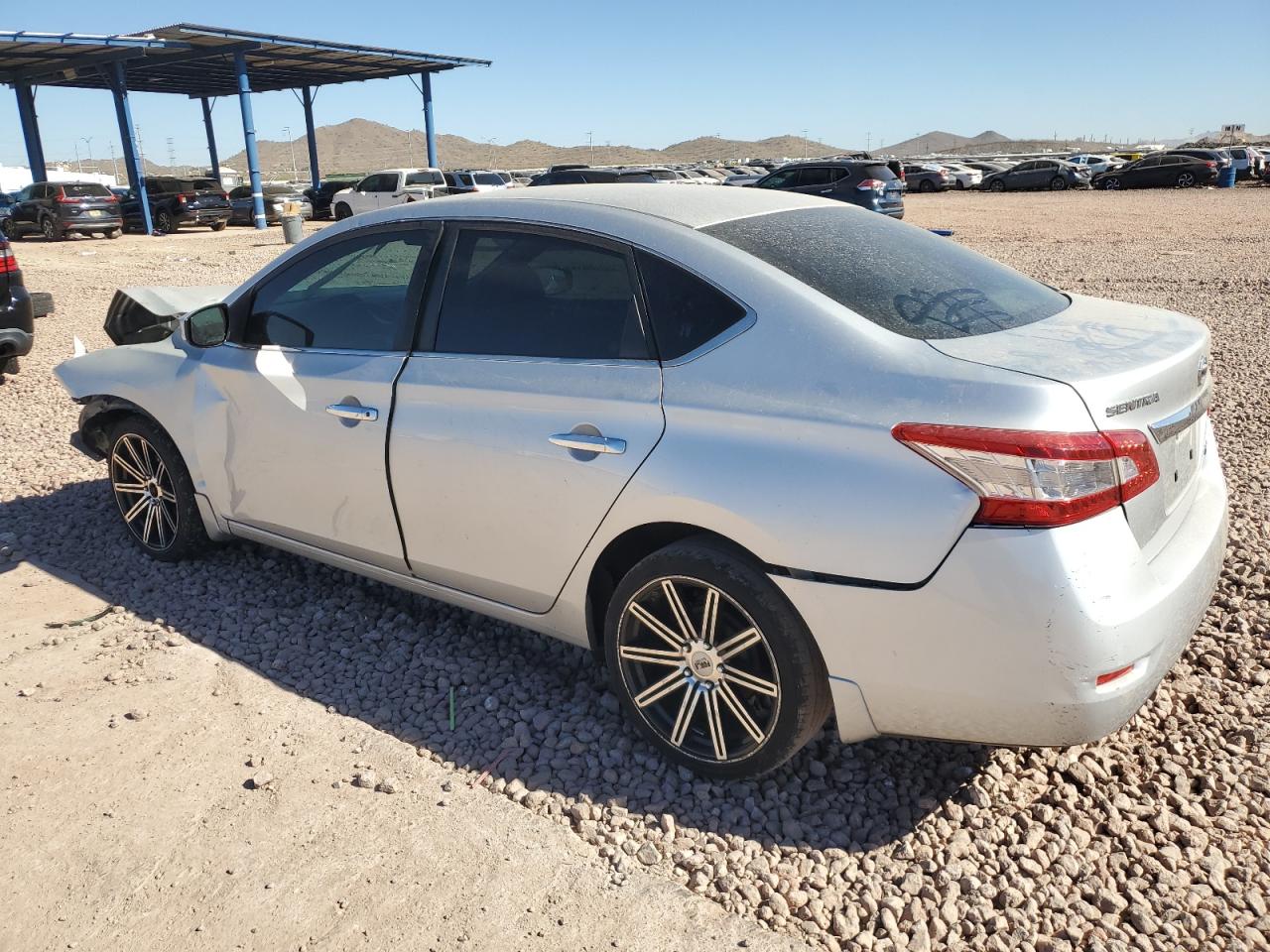 2014 Nissan Sentra VIN 3N1AB7AP6EY329093 Copart auction photo, front end damage thumbnail 2